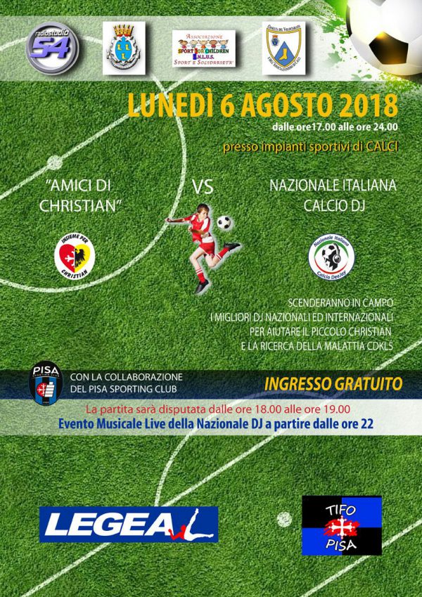 Il 6 agosto la nazionale DJ alla partita del cuore per il ...